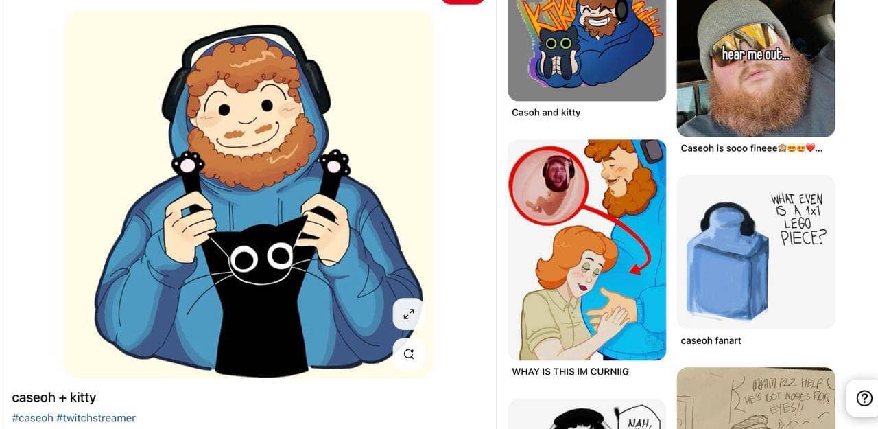 Fan art de Caseoh